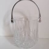 Set of 2 champagne crystal buckets with ice cubes
