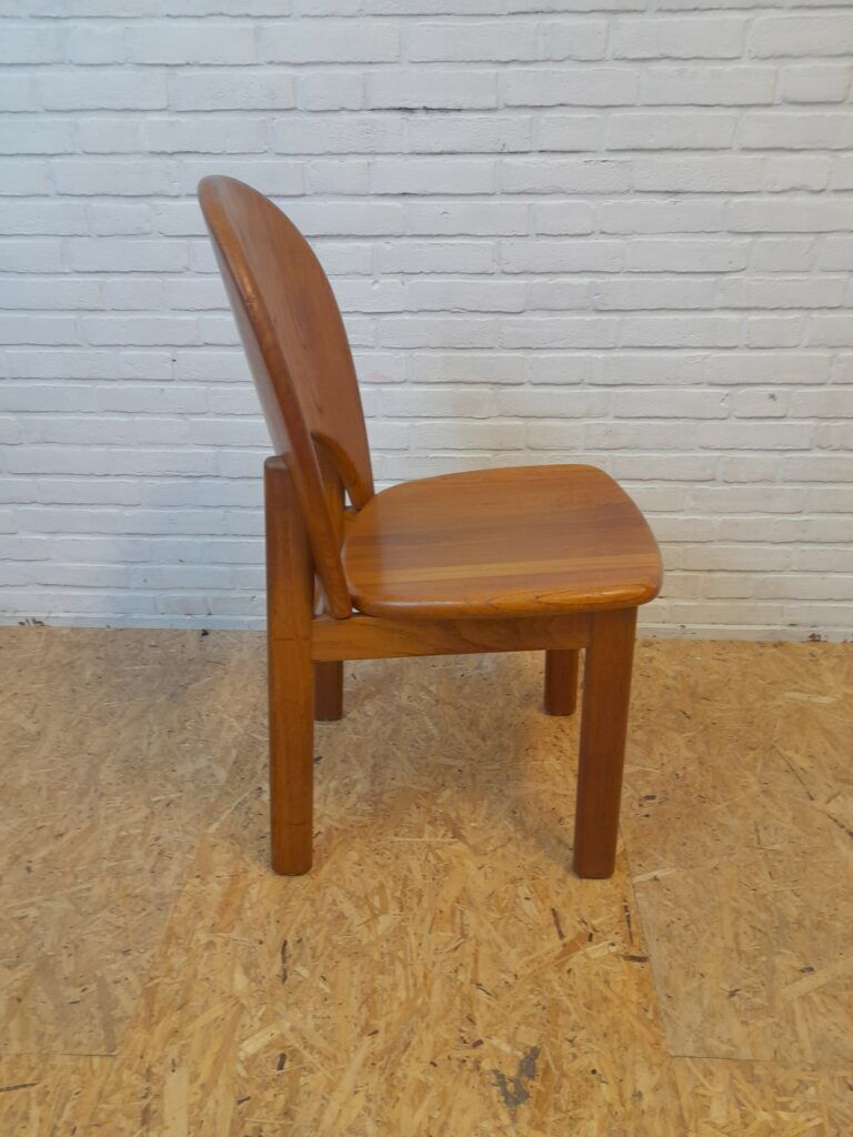 Spoon back dining chairs Glostrup, set of 4