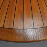 Table à manger ronde par Olle Pira. Années 1970, Suède.