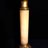 Gilt Bronze Planter with Onyx Column