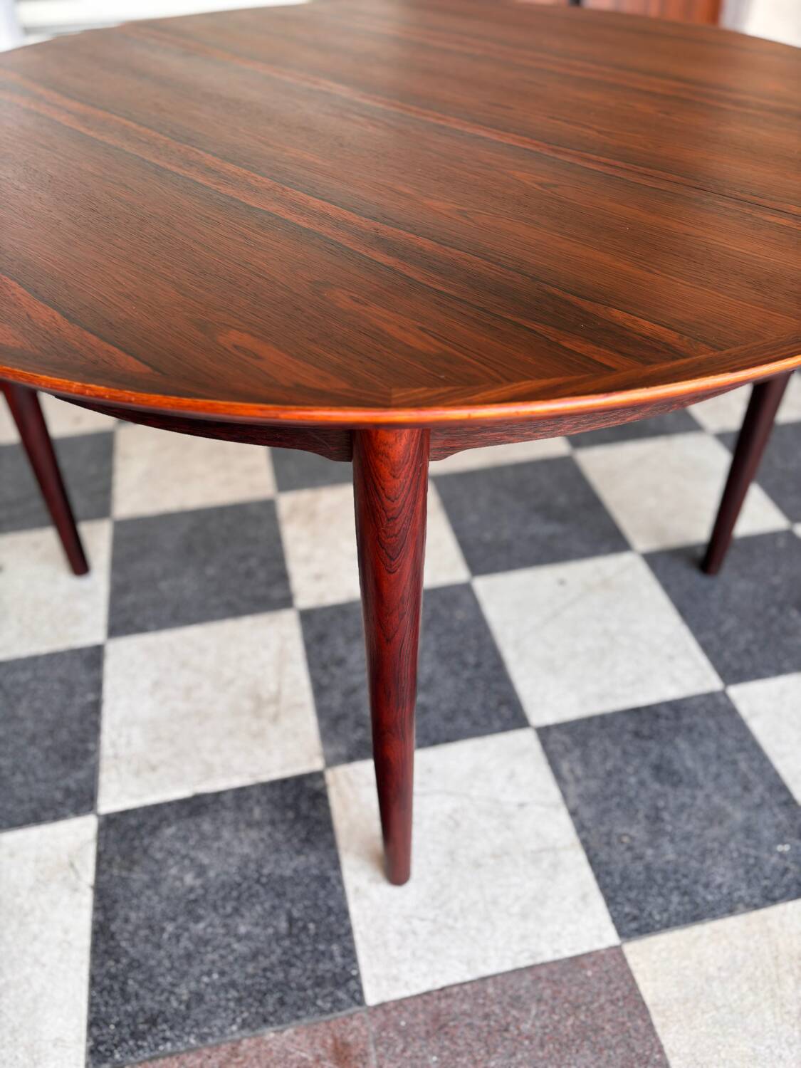 Table Arne Vodder en palissandre