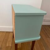 Retro green bedside table