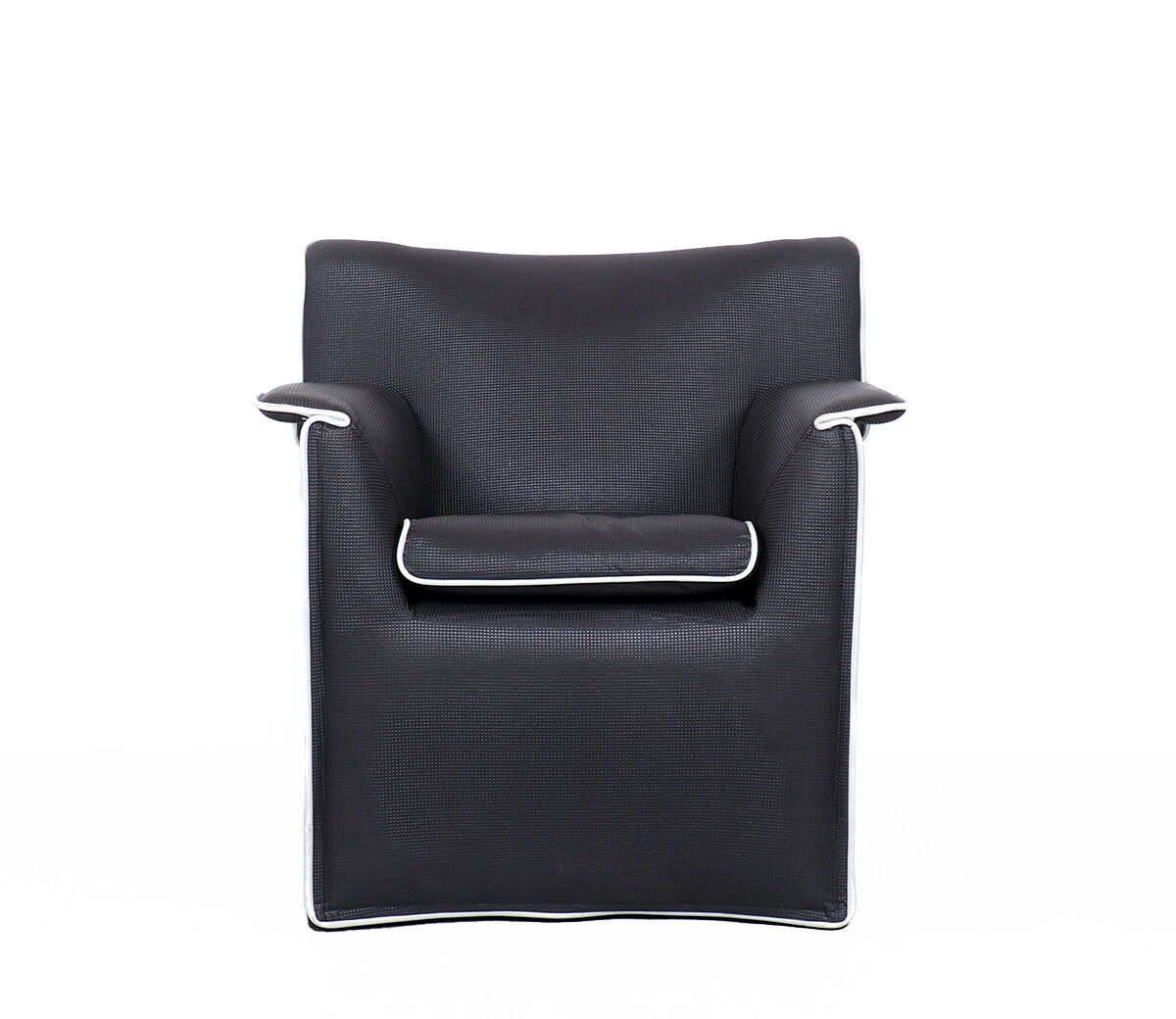 B&B Italia Lauriana black lounge chair, 1970s