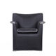 B&B Italia Lauriana black lounge chair, 1970s