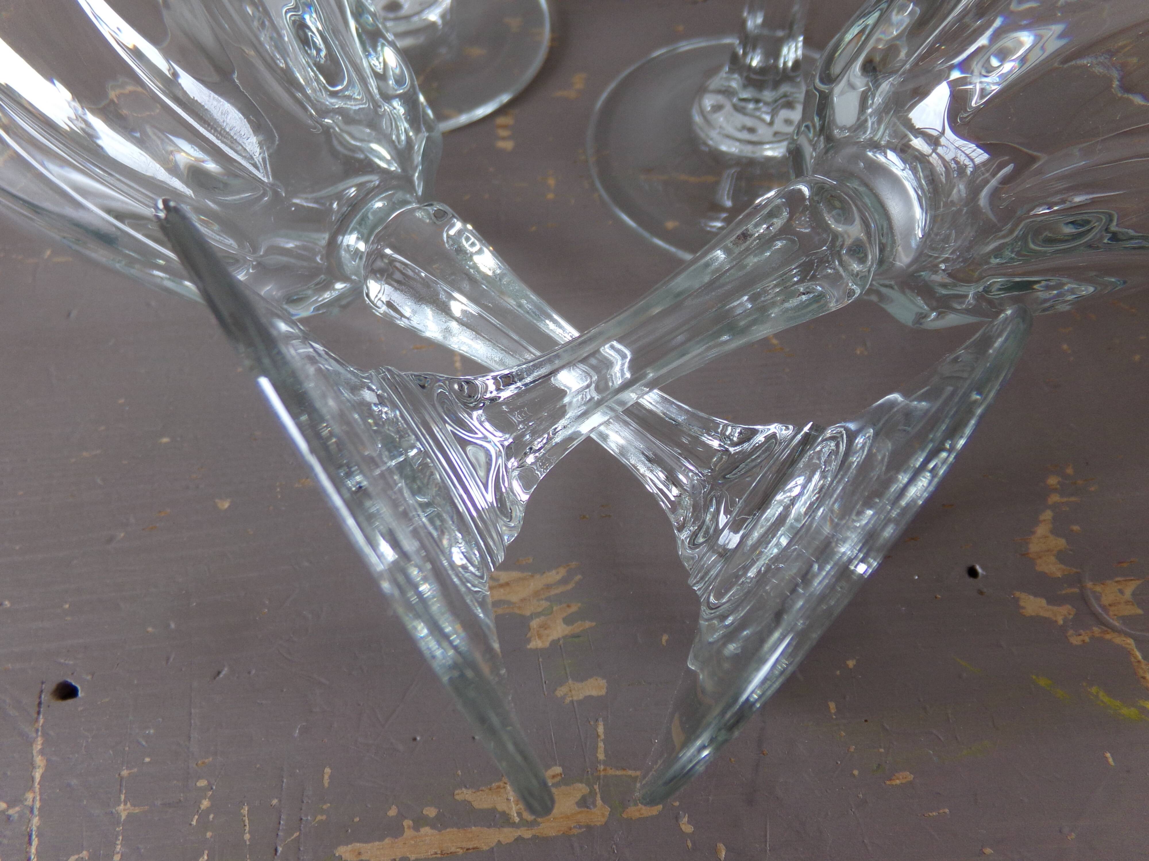 5 old walking glasses