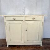 Parisian buffet white white patina