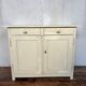 Buffet parisien patine blanche blanc