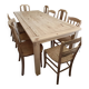 Renovated rectangular dining table