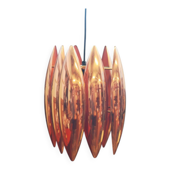 Fog and Morup, copper ceiling light, model Kastor. Design by Jo Hamme.