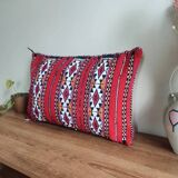 Coussin marocain rouge kilim