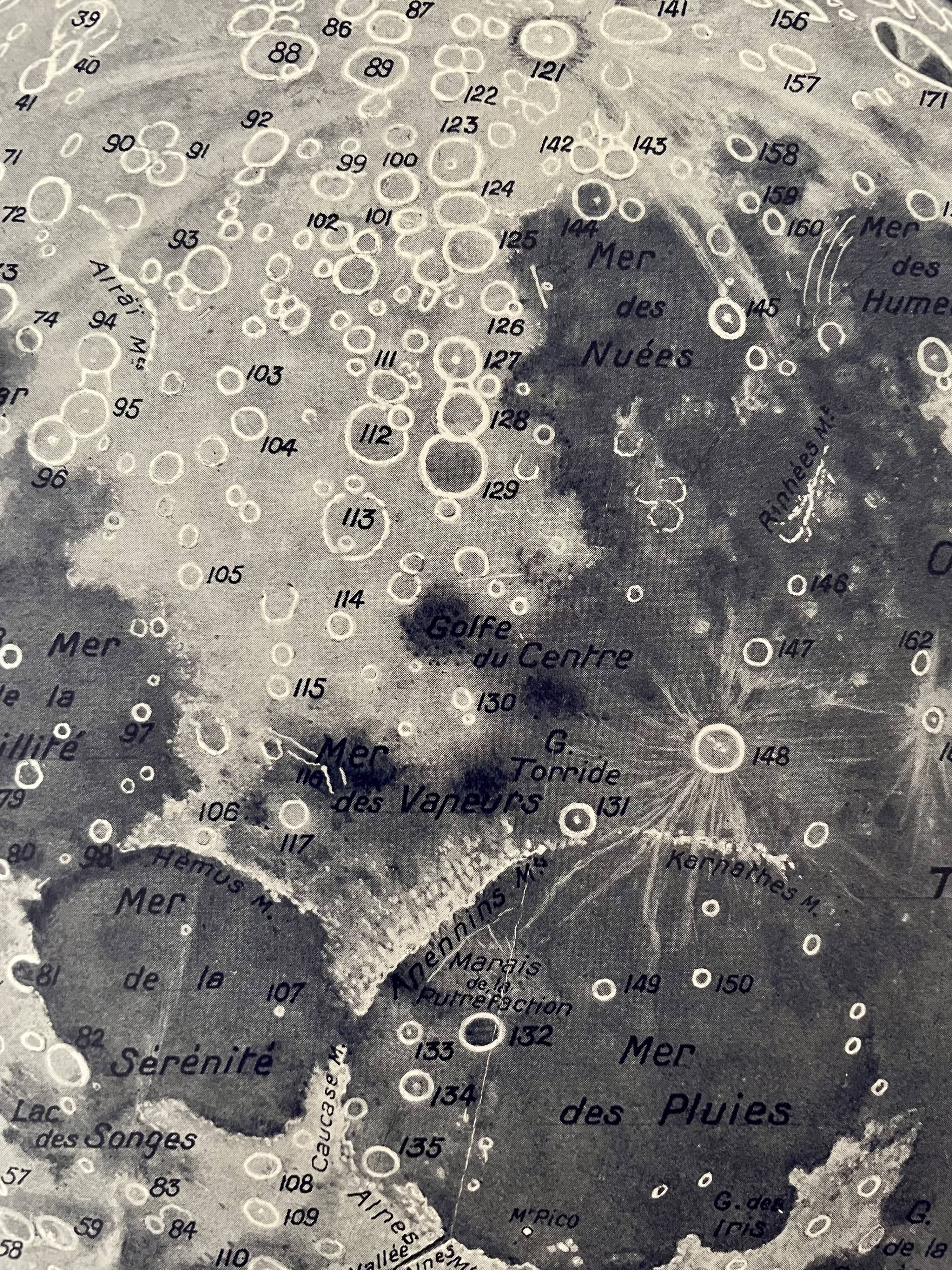 Photographic plate on the moon from 1928