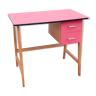 Bureau d'enfant ancien bois pieds compas vintage xxeme