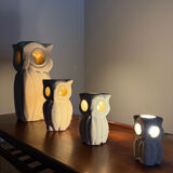 Ensemble de lampes à poser « Hibou » – attribué à Albert Tormos – Pier