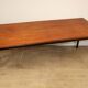 Teak and black lacquered metal table, Denmark 1950