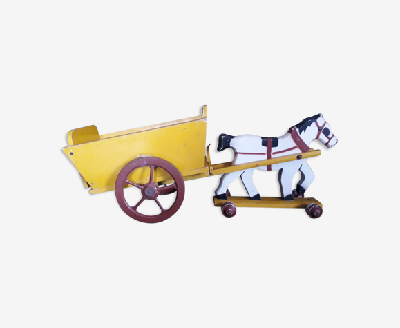 Toy old wooden hitch