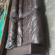 Four-seater sofa in dark brown leather from Steiner by designer Pascal Daveluy, model