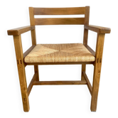 Fauteuil orme massif Maison Regain