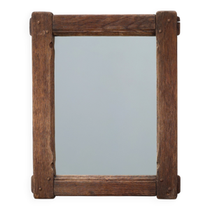 miroir mural rustique