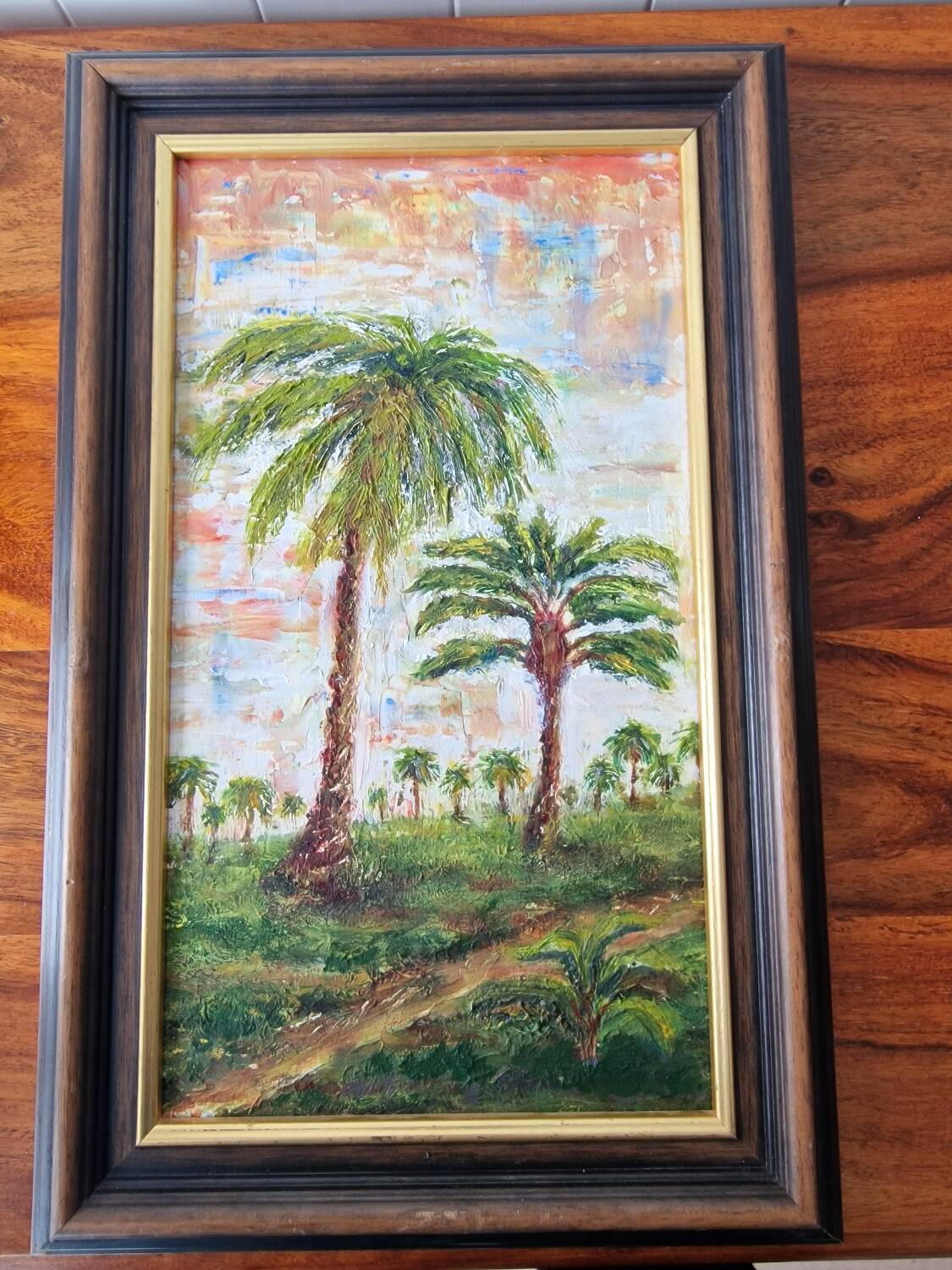 Exotic painting in colonial style
