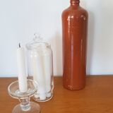 Bouteille en grès émaillé