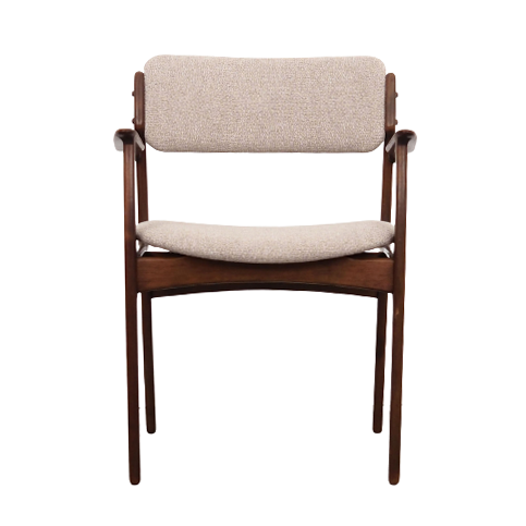 Walnut chair, Danish design, 1960s, designer: Erik Buch