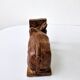 Serre-Livres Ancien Art Déco Forme Zébus Buffles Bois Sculpté