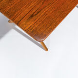 Hans Wegner coffee table in teak & oak for Andreas Tuck Danish Mid Century 1950’s