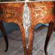 Table  Louis XV  en marqueterie rouge
