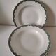 Set of 6 antique soup plates – Ironstone, circa 1900