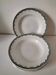 Set of 6 antique soup plates – Ironstone, circa 1900