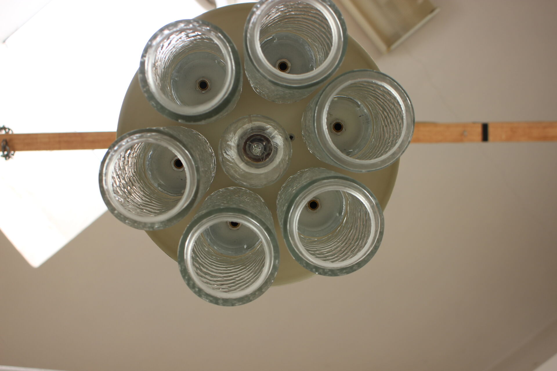 Mid-century chandelier Kamenický Šenov, 1970