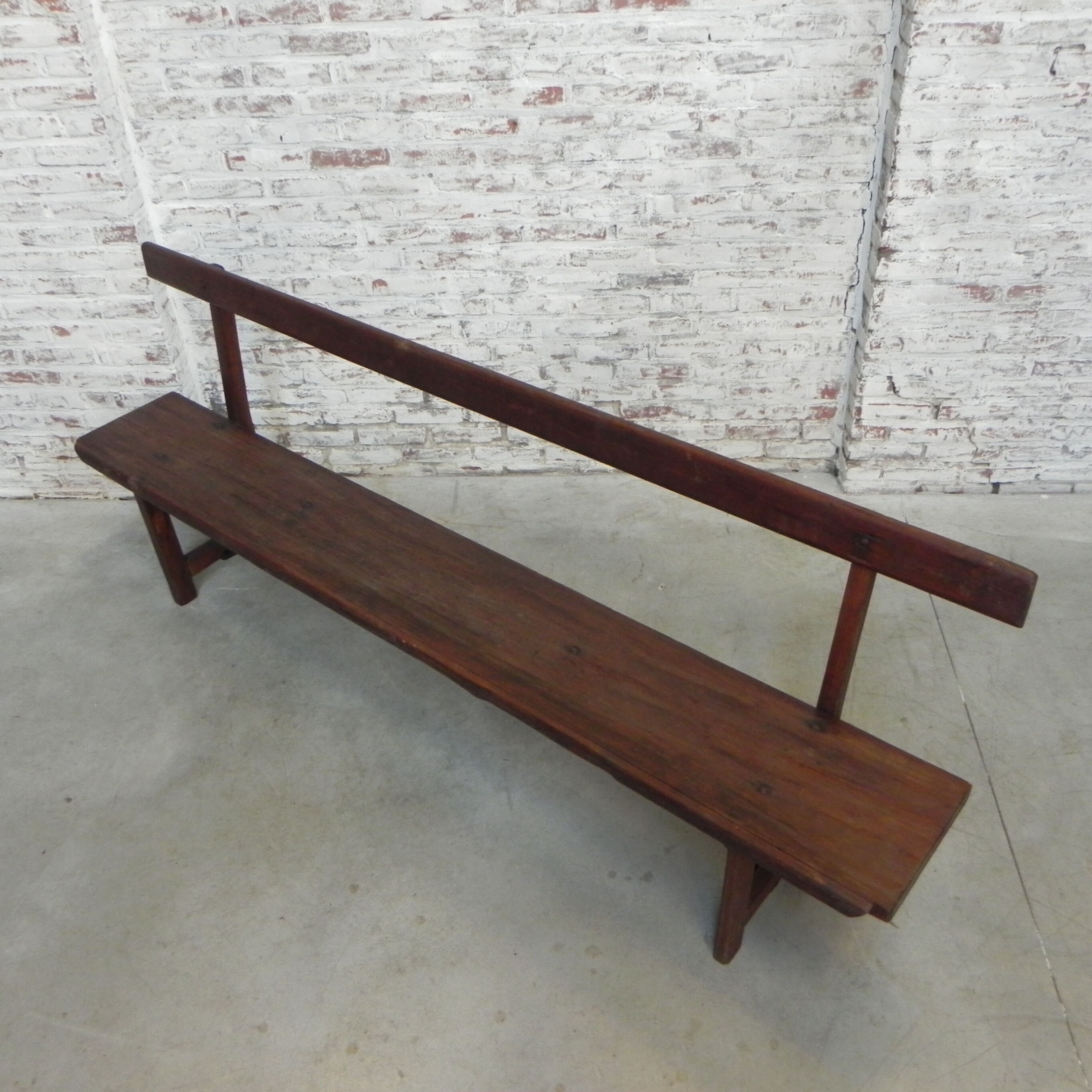 Wooden bench 225 cm