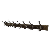 Old school coat rack with 8 hooks