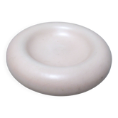 Pale pink ceramic ashtray from the 1980s.