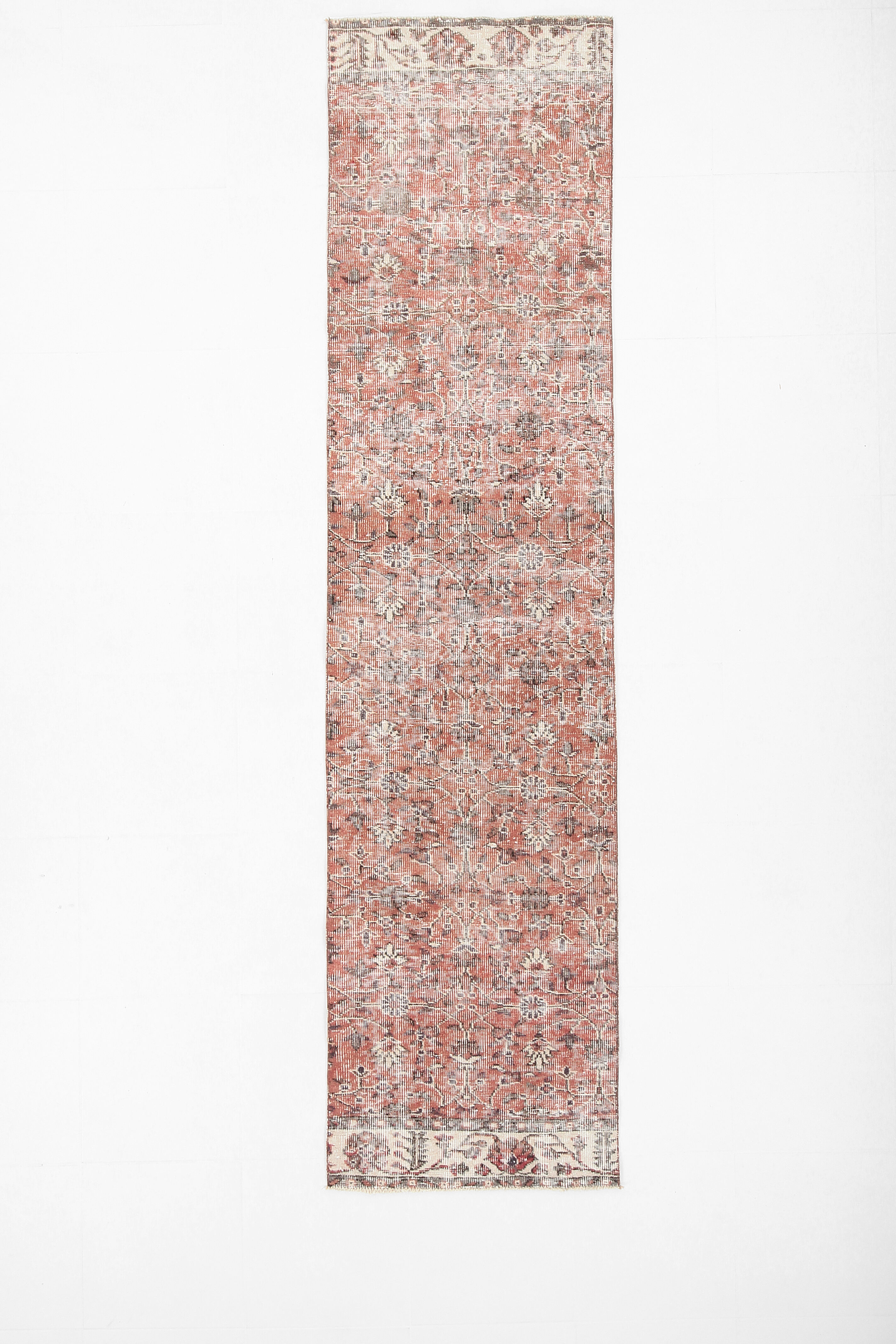 Tapis turc rouge pâle 2x9, 71x288Cm