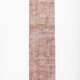 Tapis turc rouge pâle 2x9, 71x288Cm