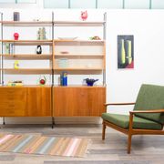 Mid-century teak shelf, designed by Hilker for Omnia, Germany, 1960s