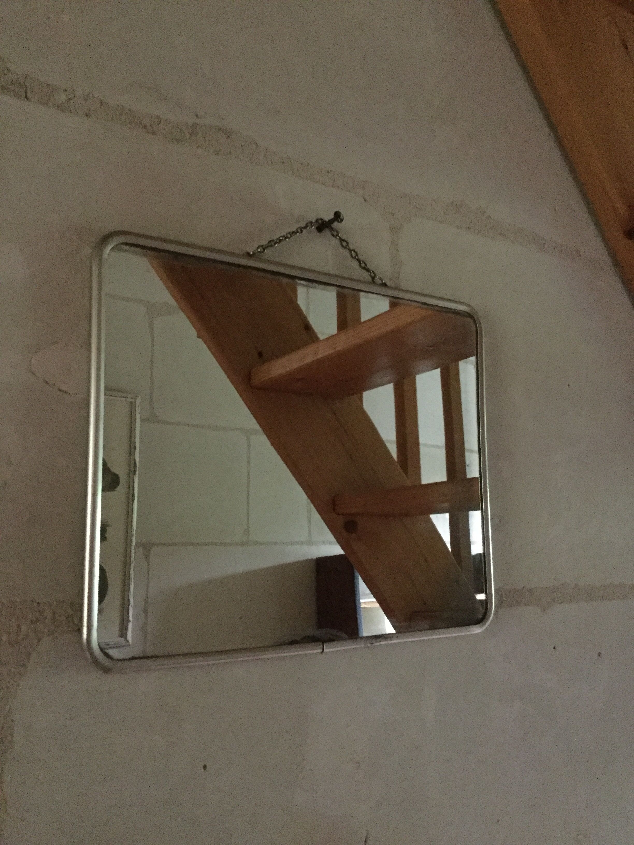 Barber mirror 50s 30x24cm