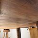 Round table 1950s constructivist walnut
