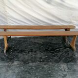 Pair of farmhouse benches