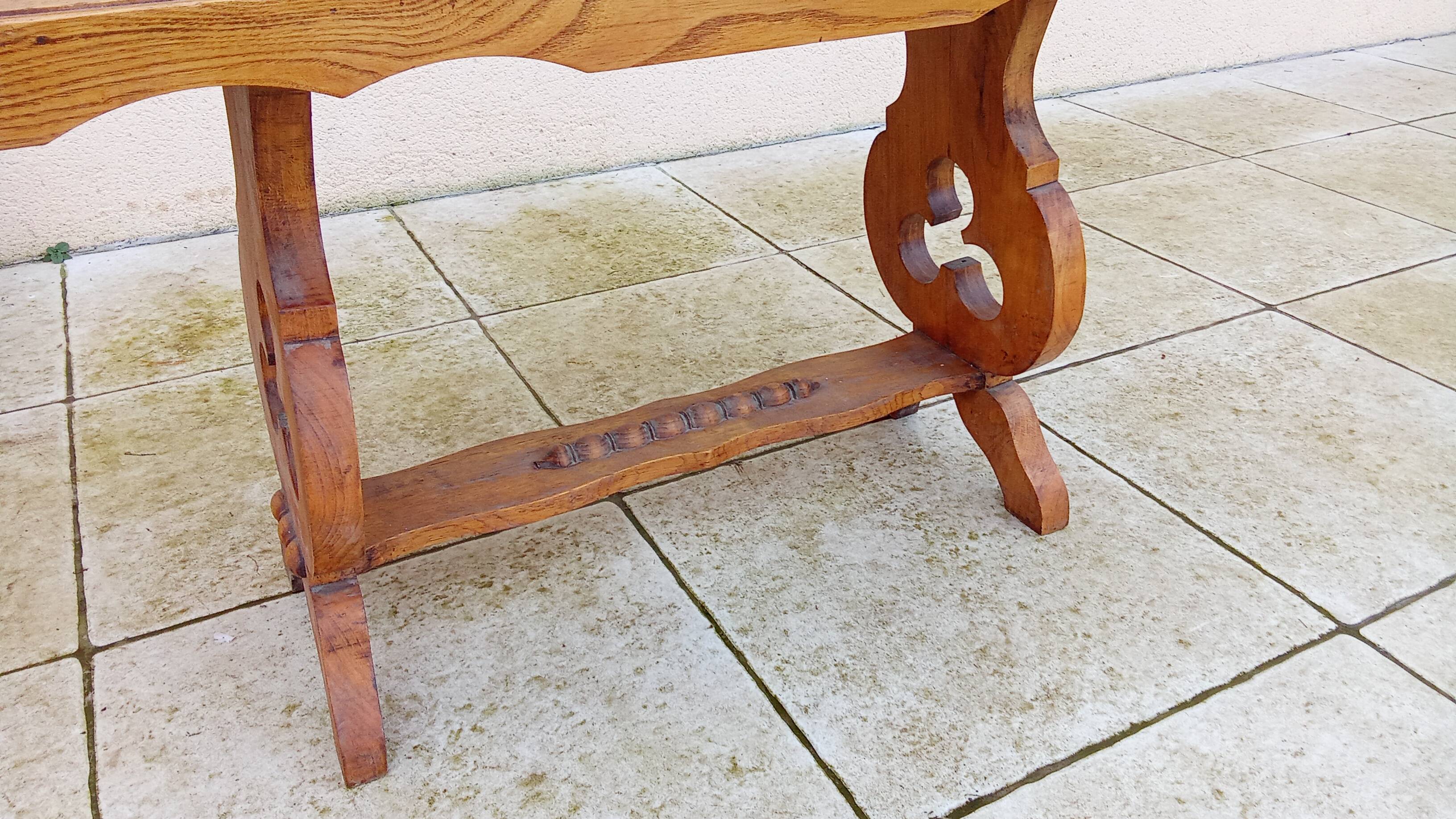 Vintage mountain chalet coffee table