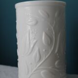 Vase en opaline décor tulipe