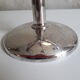Silver metal chandelier by Gustav Beran for Keltum