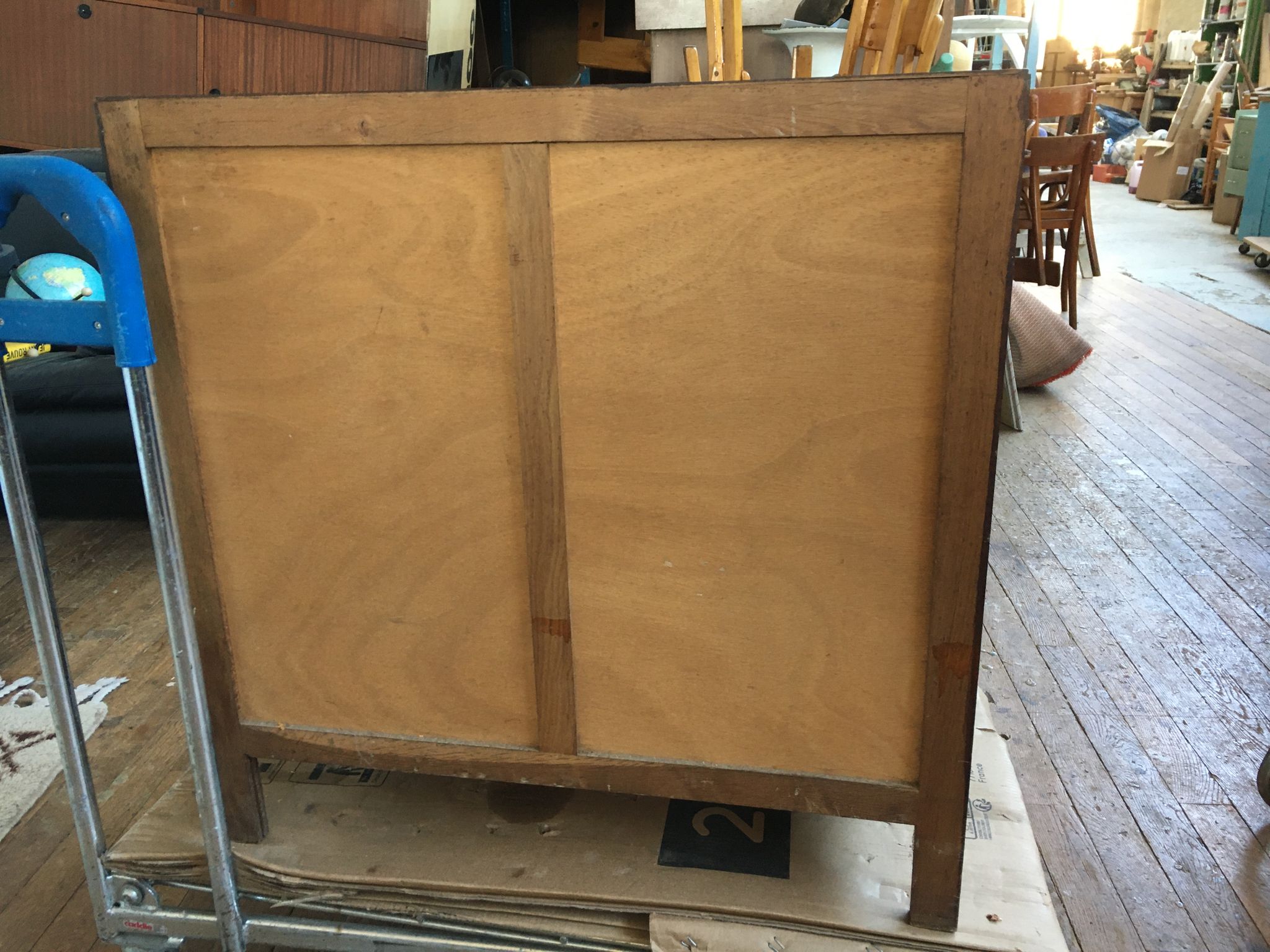 Former Vintage weekly ragsmaker 1950/1960 - retro - 4 drawers - compass feet - oak