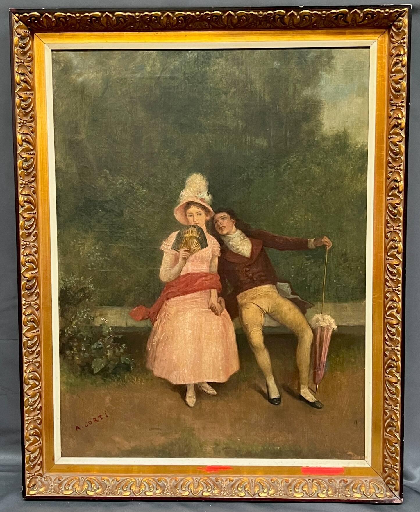 A. Corti. Gallant scene.