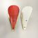 Set of two hole pattern theatre wall light sconces, france, 1950