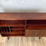 Vintage Scandinavian rosewood bookcase by Ib Kofod-Larsen, 60s