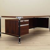Bureau en palissandre, design italien, années 1970, designers : Ico et Luisa Parisi, manufacture
