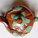 Slip teapot signed Athezza