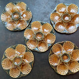 Sarreguemines oyster slip plates